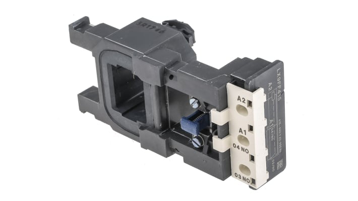 Bobina contattore Schneider Electric LX9FF415 per LC1F115 e LC1F150, tensione 415 V, tecnologia a basso consumo.