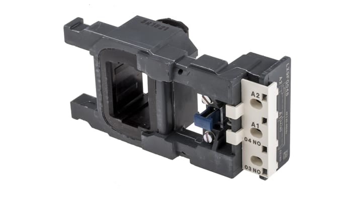 Bobina contattore Schneider Electric LX9FG048 per LC1F185 e LC1F225, 48 V c.a., progettata per basso consumo energetico.