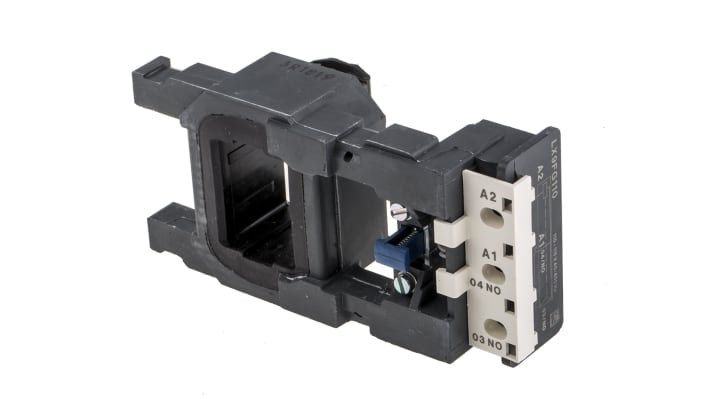 Bobina contattore Schneider Electric LX9FG110 per LC1F185 e LC1F225, tensione 110 V c.a., tecnologia a basso consumo.
