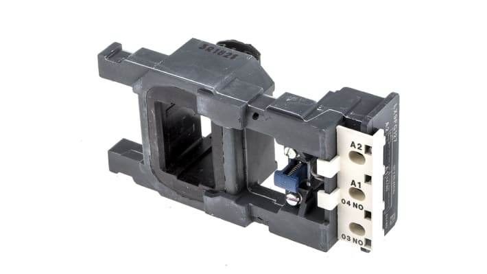 Bobina contattore Schneider Electric LX9FG127 per LC1F185 e LC1F225, 127 V c.a., 40-400 Hz, basso consumo energetico.