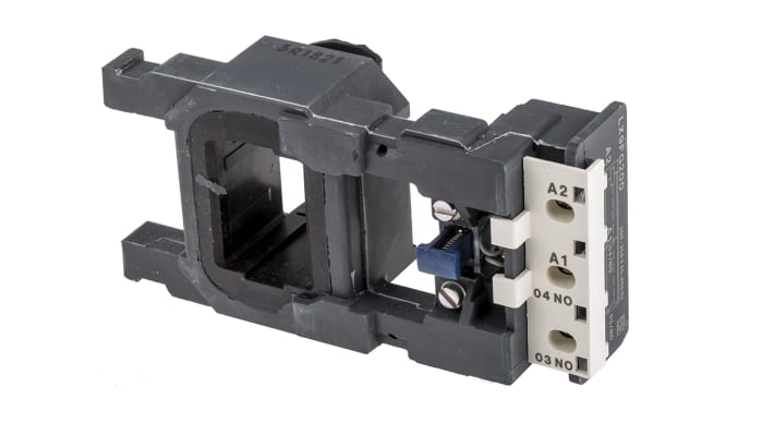 Bobina contattore Schneider Electric LX9FG200 per LC1F185 e LC1F225, tensione 200 V ca, frequenza 40-400 Hz.