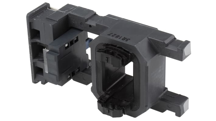 Bobina contattore Schneider Electric LX9FG500 per LC1F185 e LC1F225, tensione 500 V c.a., progettata per basso consumo energetico.