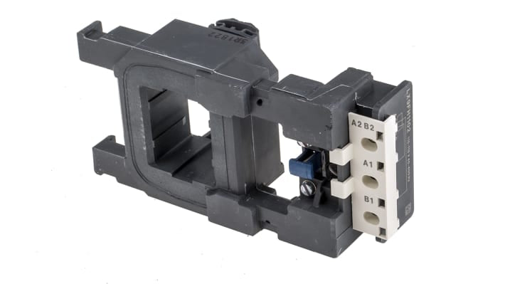 Bobina contattore Schneider Electric LX9FH1102, 110 V c.a., per LC1F265 e LC1F330, progettata per basso consumo energetico.