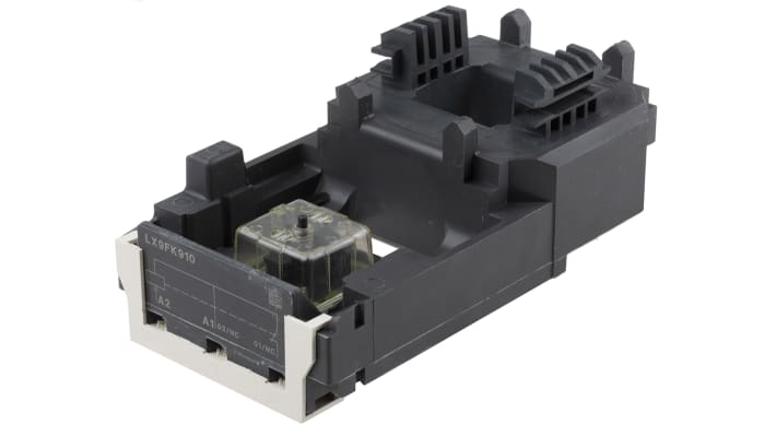 Bobina contattore Schneider Electric LX9FK910, compatibile con DR2SC e LC1F500, tensione nominale 24 V.