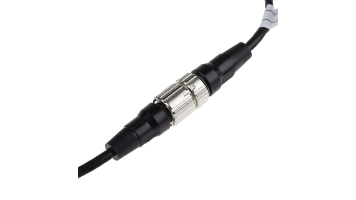 Unità di controllo motore Omron K6CM-VBS1, montaggio su telaio, monitoraggio vibrazioni e temperatura via Ethernet/IP.