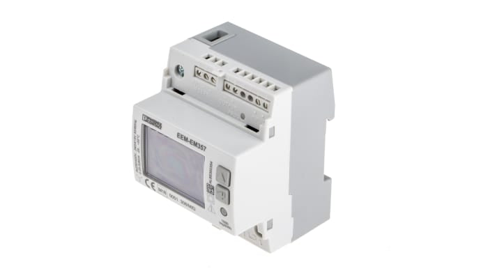 Contatore di energia trifase Phoenix Contact 2908588, modello EMpro, con display digitale e interfaccia RS-485.