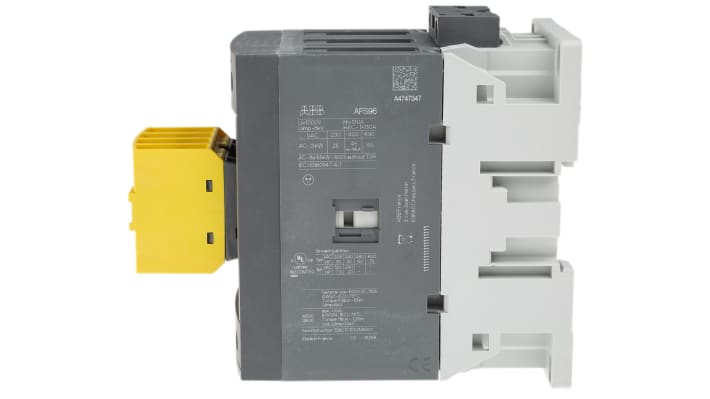 Contattore ABB Jokab 1SBL407082R1122 AFS, 3 poli, 3 NO, corrente 130 A, tensione 600 V AC, montaggio a vite, dimensioni 70x149x119.5 mm.
