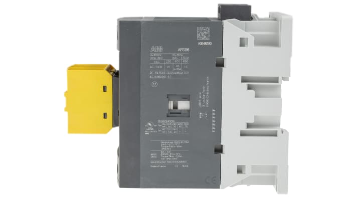 Contattore ABB Jokab 1SBL407082R1322 AFS 3 poli, 3 NO, corrente 130 A, tensione 600 V, dimensioni 149x70x119.5 mm.