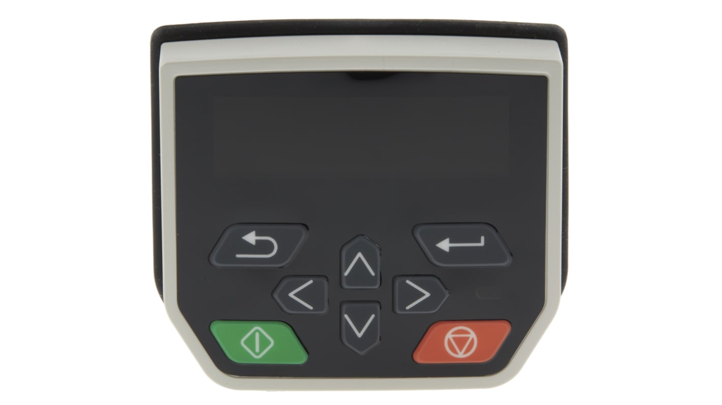 Control Techniques 82500000000001, tastierino remoto Unidrive M301, compatto con tastiera LCD multilingue, montaggio rapido e grado di protezione IP 66.