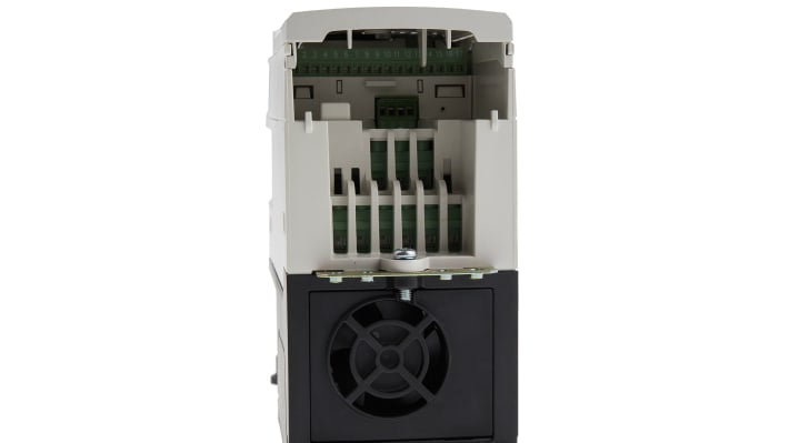 Inverter trifase Control Techniques M400-02400041, 1,5 kW, montaggio a pannello, dimensioni 205x150x75 mm, grado di protezione IP20.