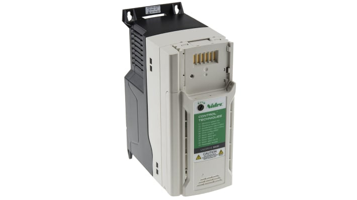 Inverter trifase Control Techniques M400-03400094, potenza 4 kW, montaggio a pannello, dimensioni 90x160x226 mm, grado di protezione IP20.