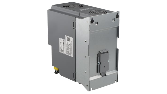 Inverter trifase Bosch Rexroth EFC5610-7K50-3P4-MDA-7P-NNNNN-L1NN, potenza 7,5 kW, montaggio su guida DIN, dimensioni 130x233x243 mm.