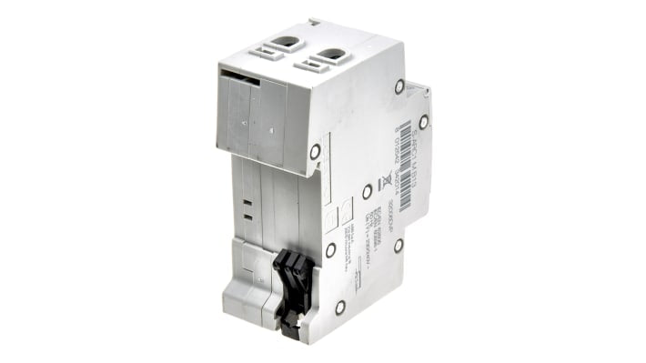 Interruttore magnetotermico ABB Tipo B, 1P+N, 13A, 10 kA, montaggio su guida DIN, dimensioni 35mm x 85mm x 69mm.