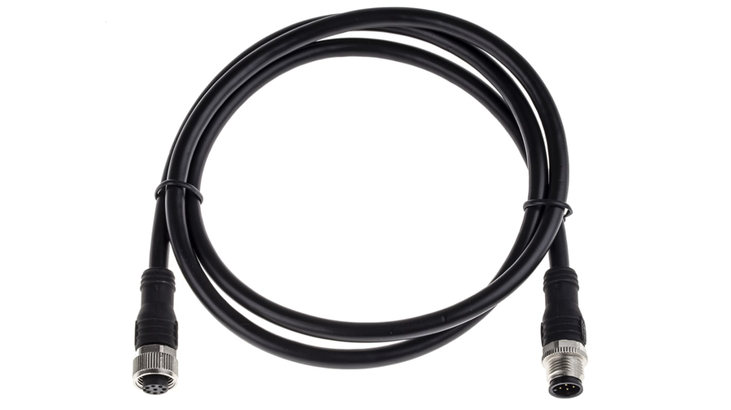 Cavo di collegamento ABB Jokab 2TLA020056R5000 M12-C134, 20m, con connettore M12 maschio-femmina, conduttore 22 AWG, rivestimento PVC.
