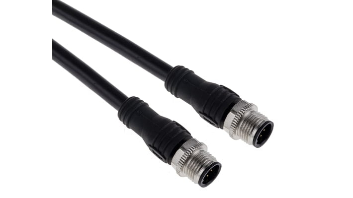 Cavo di collegamento ABB Jokab 2TLA020056R5000 M12-C134, 20m, con connettore M12 maschio-femmina, conduttore 22 AWG, rivestimento PVC.