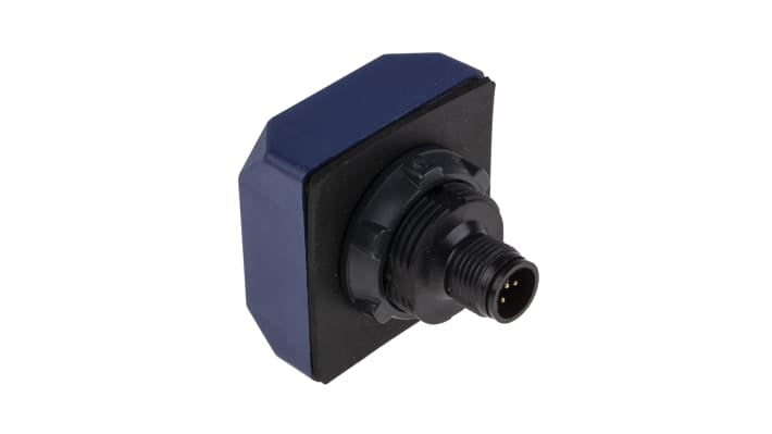 Lettore RFID Telemecanique Sensors XGCS491B201, rilevamento 70-100 mm, IP65, dimensioni 40 x 40 x 39,5 mm.