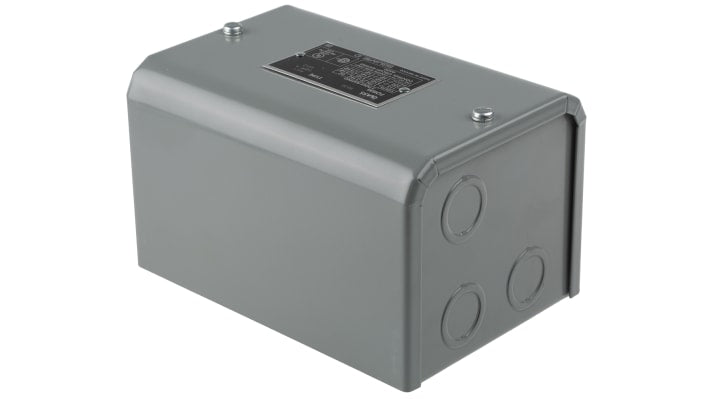 Interruttore a galleggiante Telemecanique Sensors 9038AG1, corpo in acciaio verniciato, montaggio su supporto, uscita 4 NC DPST.