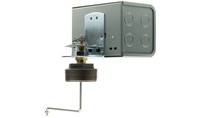 Interruttore a galleggiante Telemecanique Sensors 9038CG36LZ20, montaggio da avvitare, corpo in acciaio, uscita 4 NC DPST.