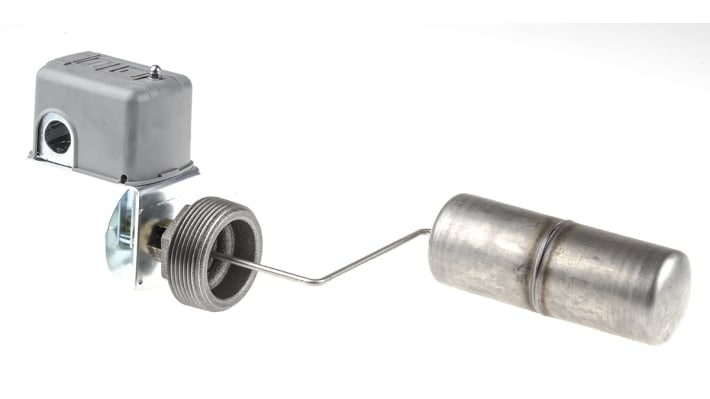 Interruttore a galleggiante Telemecanique Sensors 9037HG30Z20, montaggio a vite, corpo in polipropilene, 2 contatti NC DPST.