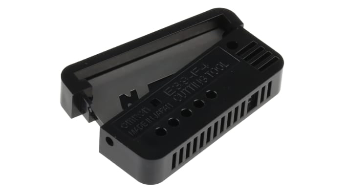 Sensore per fibre ottiche Omron E32DC200E, IP67, rilevamento fino a 130 mm, cavo 2 m, dimensioni 11 x M3 x 0,5 mm.
