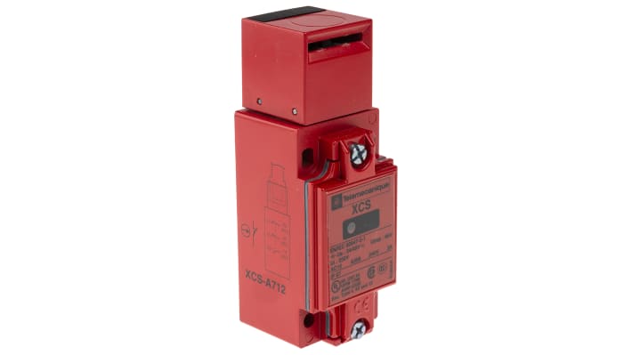 Interruttore di sicurezza Telemecanique Sensors XCSA712, 2NC/1NA, IP67, metallo, M20, -25 a 70 °C, 40x44x114 mm, 0,44 kg.