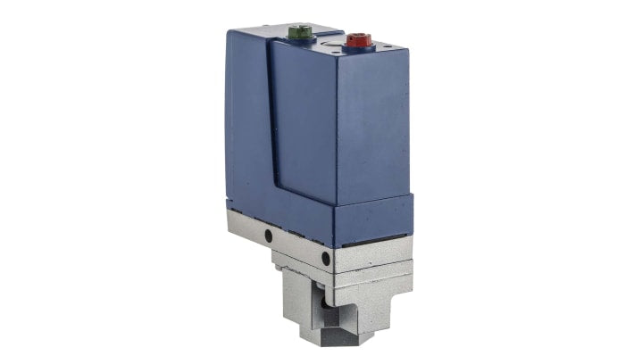 Pressostato elettromeccanico Telemecanique Sensors XMLB300D2S12, max 300 bar, contatto 1 C/O, IP66, -25/+70 °C.