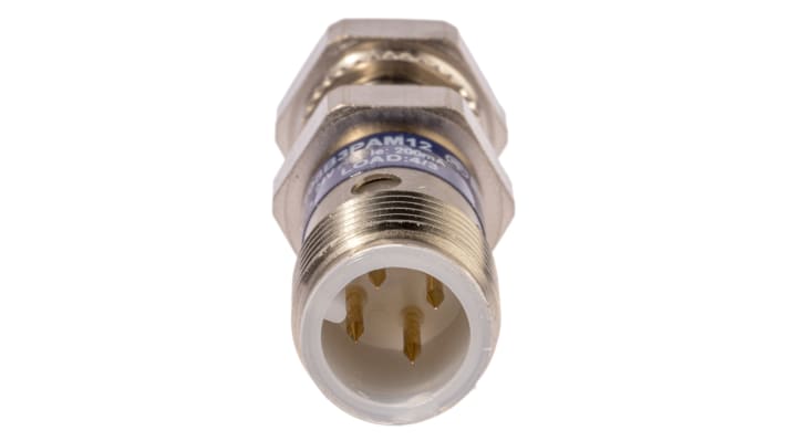 Sensore induttivo Telemecanique XS108B3PAM12 - M8 x 1 - 2,5 mm - 12-24 V cc - Rilevamento oggetti metallici fino a 60 mm. Per ambienti industriali.