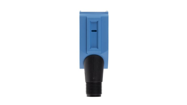 Sensore fotoelettrico rettangolare Sick WTT12LC-B2533, rilevamento da 50 mm a 2500 mm, con uscita NPN/PNP e connettore M12.