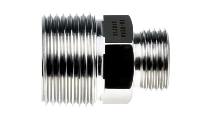 Adattatore per sensore di flusso Omron E8FC-YA-R10A, filettatura conica R 3/8 IN, per misurazione della pressione differenziale.