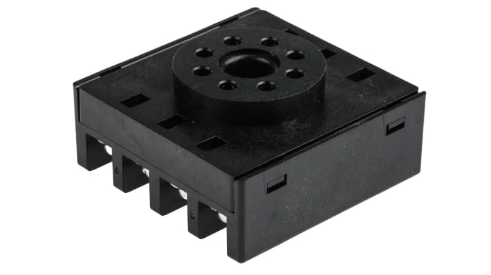 Connettore femmina Omron P3G-08 a 8 pin per automazione industriale. Morsetti a vite, resistenza a vibrazioni, 6A.