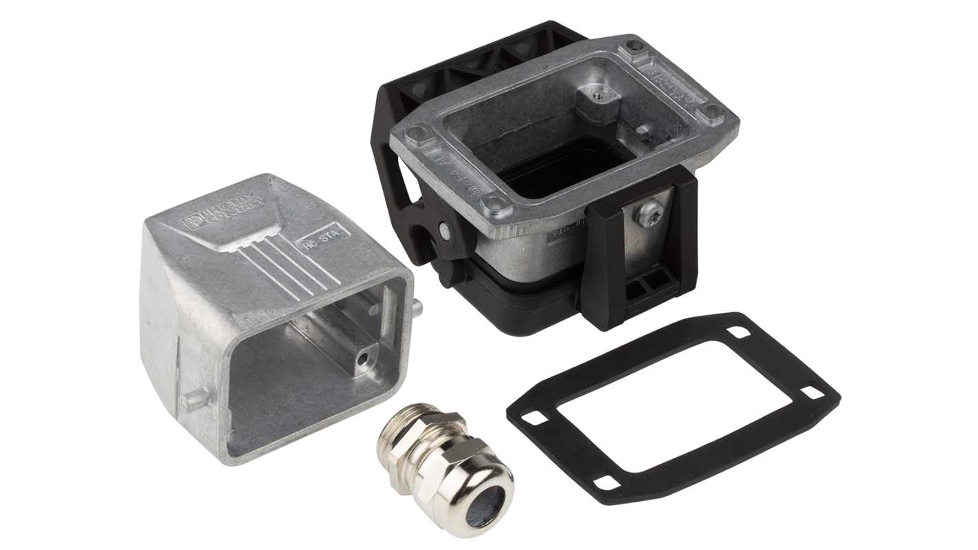 Kit connettore alimentazione Phoenix Contact 1416344, 6 pin, 16A, 500 V, con innesto laterale, in alluminio resistente.