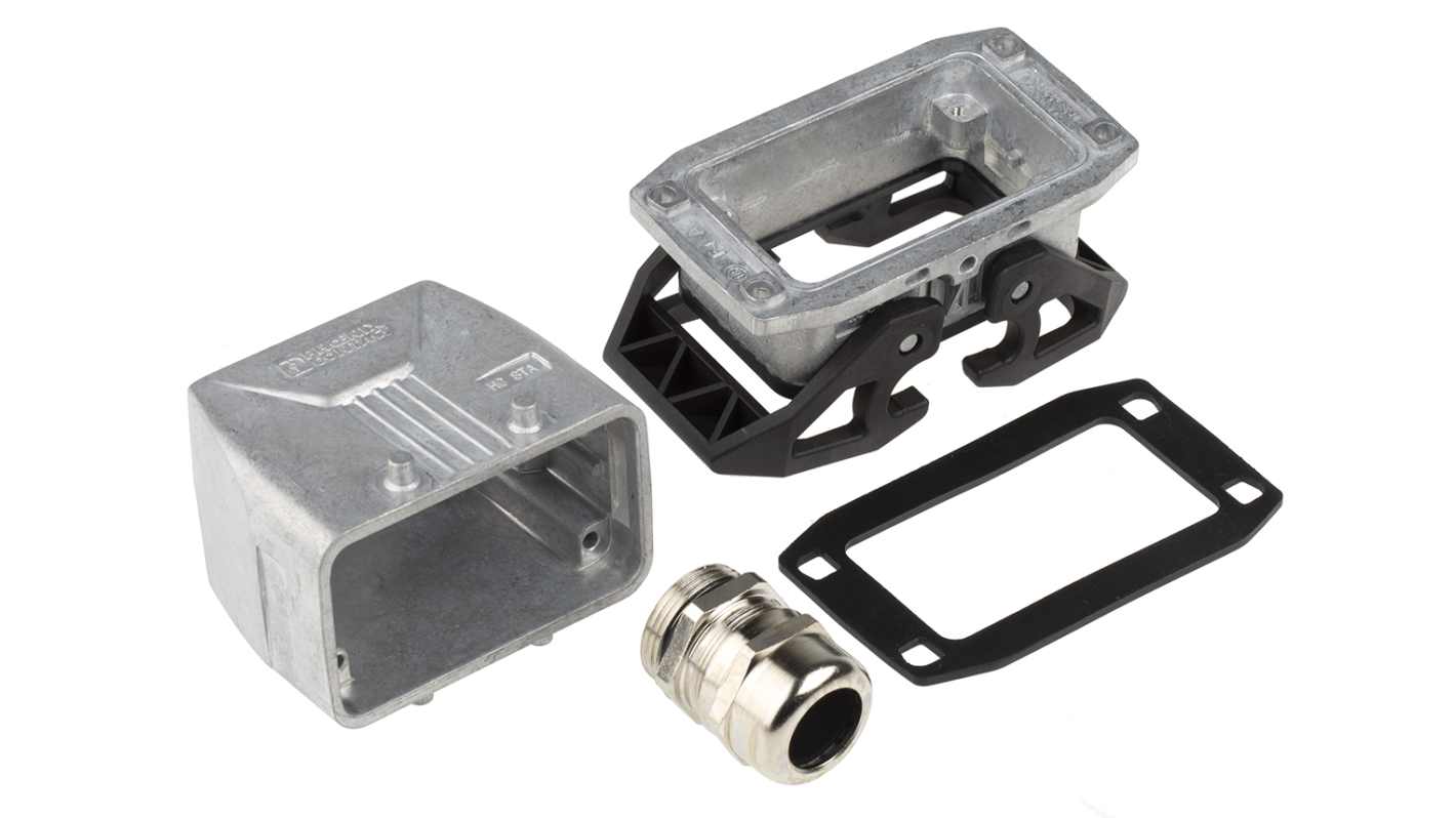 Kit connettore alimentazione Phoenix Contact 1416346, femmina e maschio, 10 pin, 16A, 500 V, con connessione a innesto.