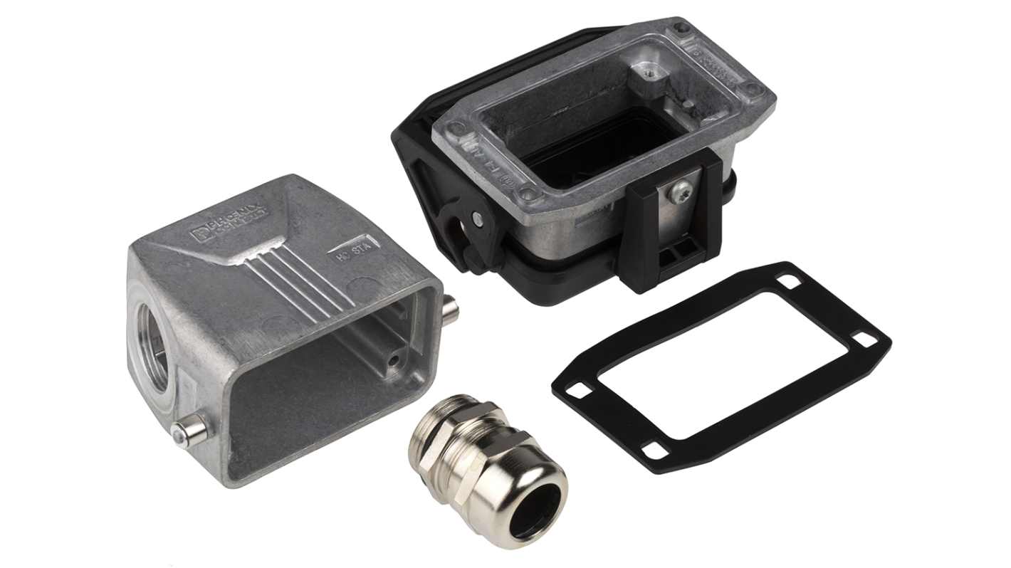 Kit connettore alimentazione Phoenix Contact 1416354, 10 posizioni, 16A, 500 V, con innesto laterale, M25 x 1.5.