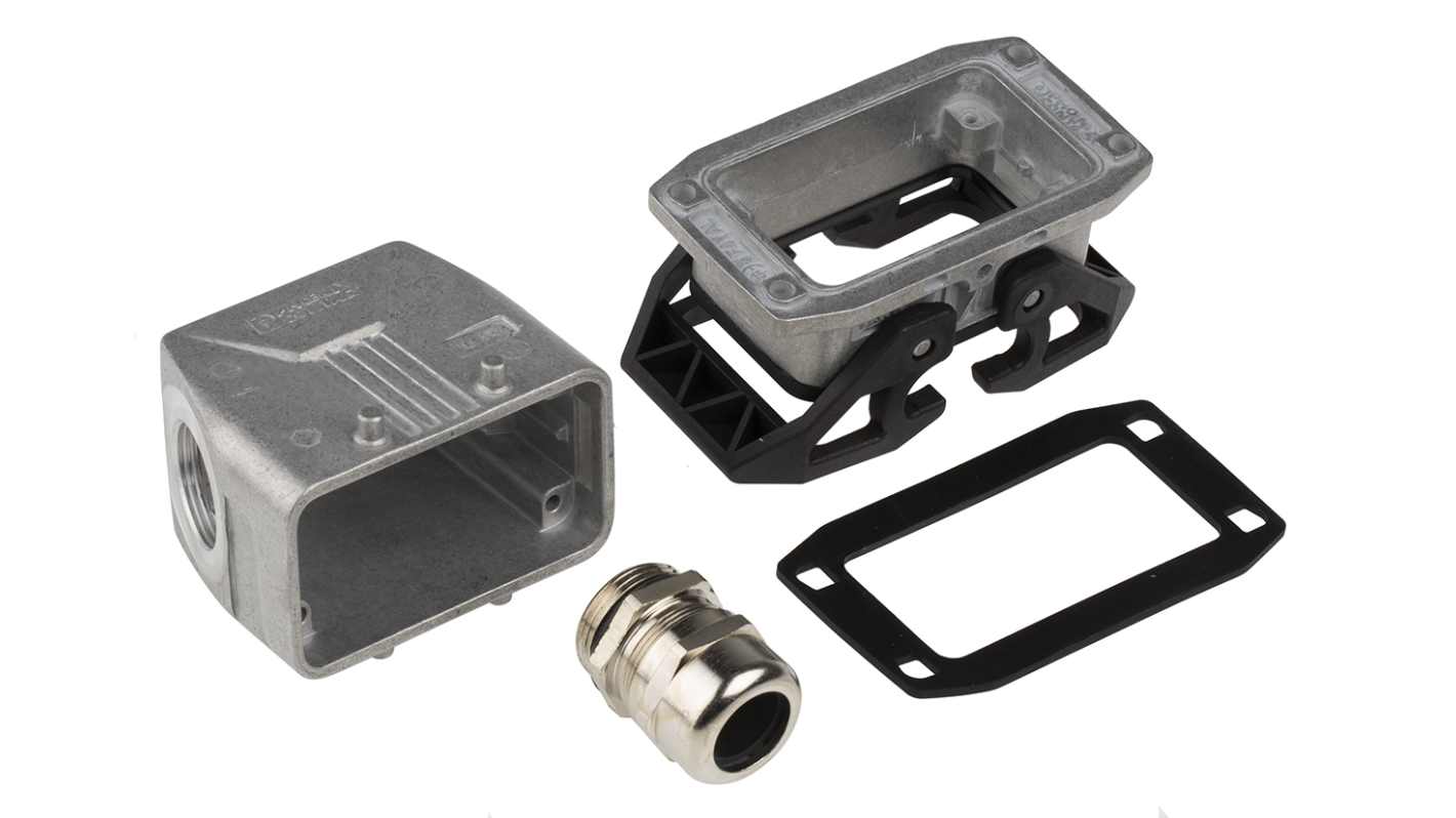 Kit connettore alimentazione Phoenix Contact 1416355, femmina e maschio, 10 pin, 16A, 500 V, con innesto laterale.