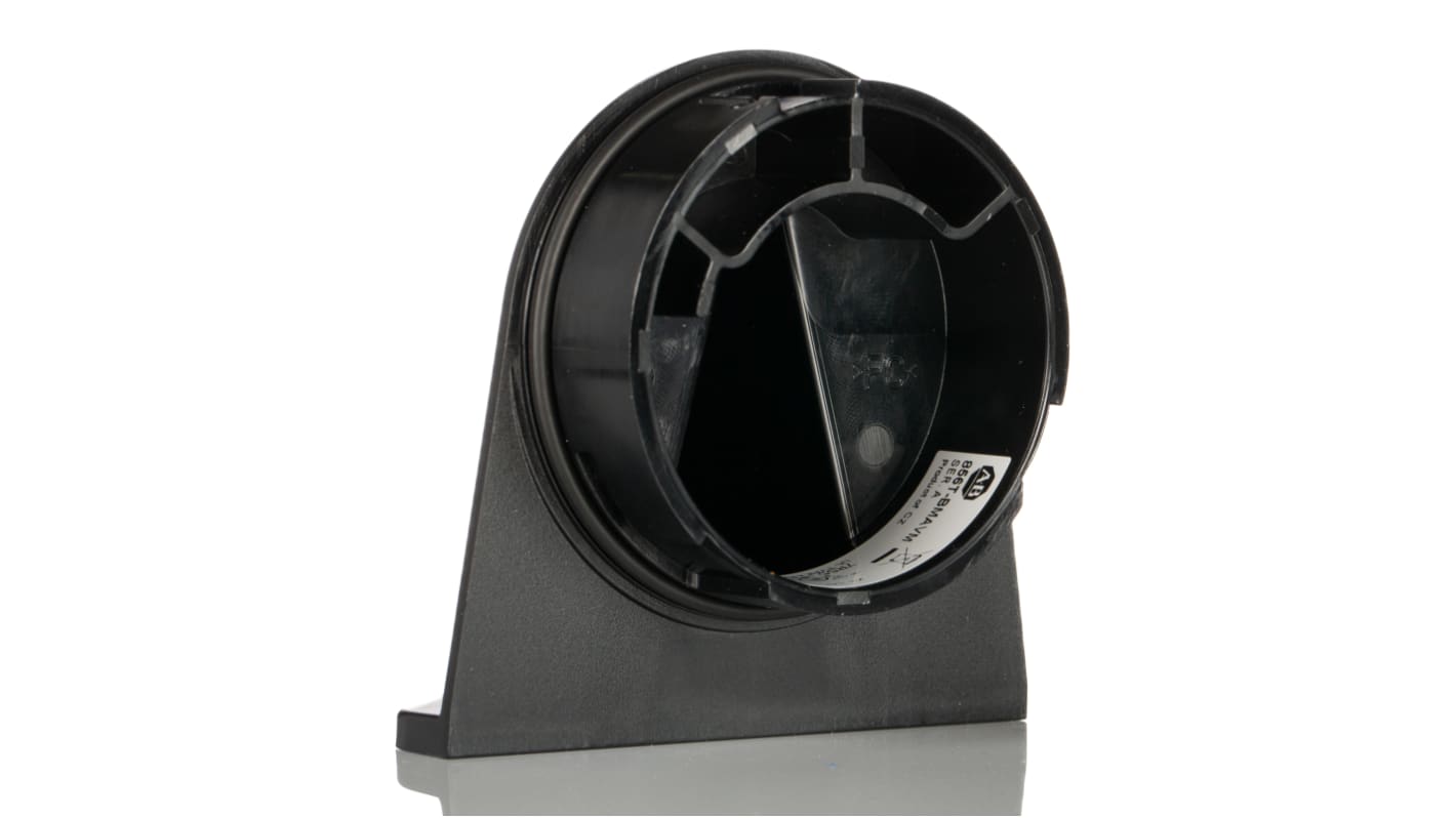 Allen Bradley 856T-BMAVM, base di montaggio verticale per segnalatori, diametro 70 mm, colore nero, IP66, in plastica resistente.