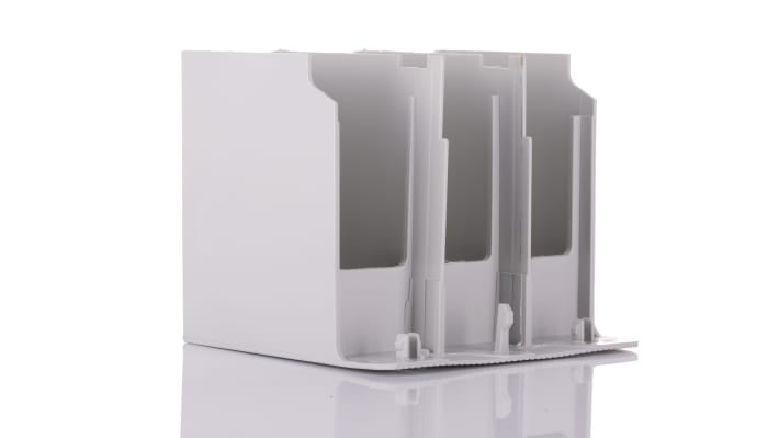 Guaina morsetto Allen Bradley 100-ETS146L per contattori Wye, realizzata in materiale termoplastico, facile da installare e conforme RoHS.