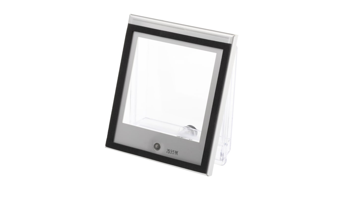 Coperchio Omron Y92A-72N per macchine di lavorazione alimenti, IP66, in policarbonato, compatibile con controllori DIN.