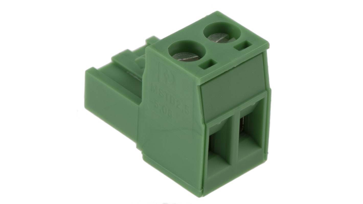 Morsettiera Phoenix Contact 1757019, 2 vie, passo 5,08mm per PCB - Classic COMBICON MSTB. Resistente agli urti, connessione sicura, lunga durata.