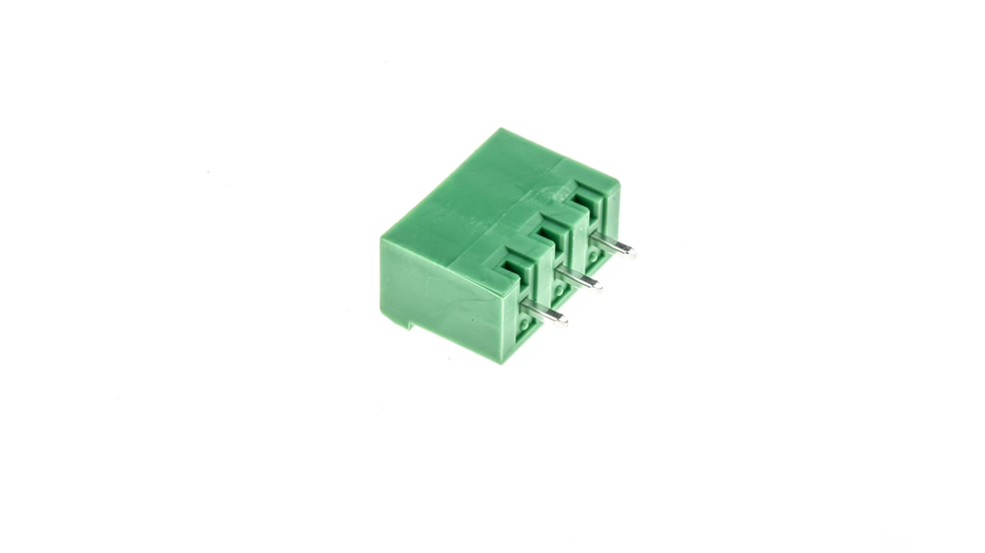 Morsettiera a innesto Phoenix Contact 3 vie, 1 fila, 5.08mm - 1755749: robusta e sicura, ideale per sistemi ad alta potenza. Con tensione di sovratensione 4 kV e corrente 12 A.