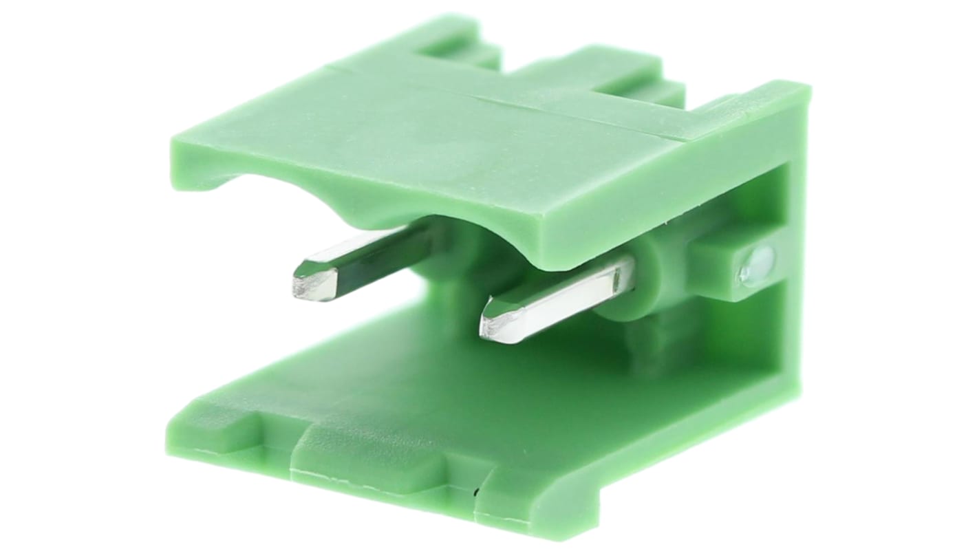Connettore filo-scheda Phoenix Contact 1758018, passo 5,08 mm, 2 vie, terminazione a saldare. Capacità 12A/250V, ideale per applicazioni professionali.