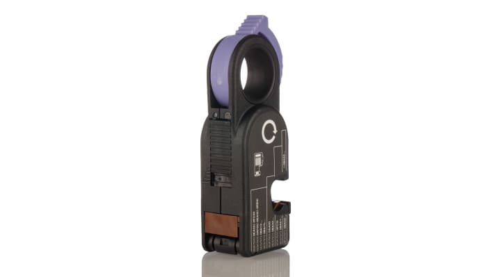 Cavo bus PROFIBUS FastConnect Siemens 6GK1905-6AA00, spelacavi manuale ergonomico in materiale termoplastico, con cassetto lame integrato.