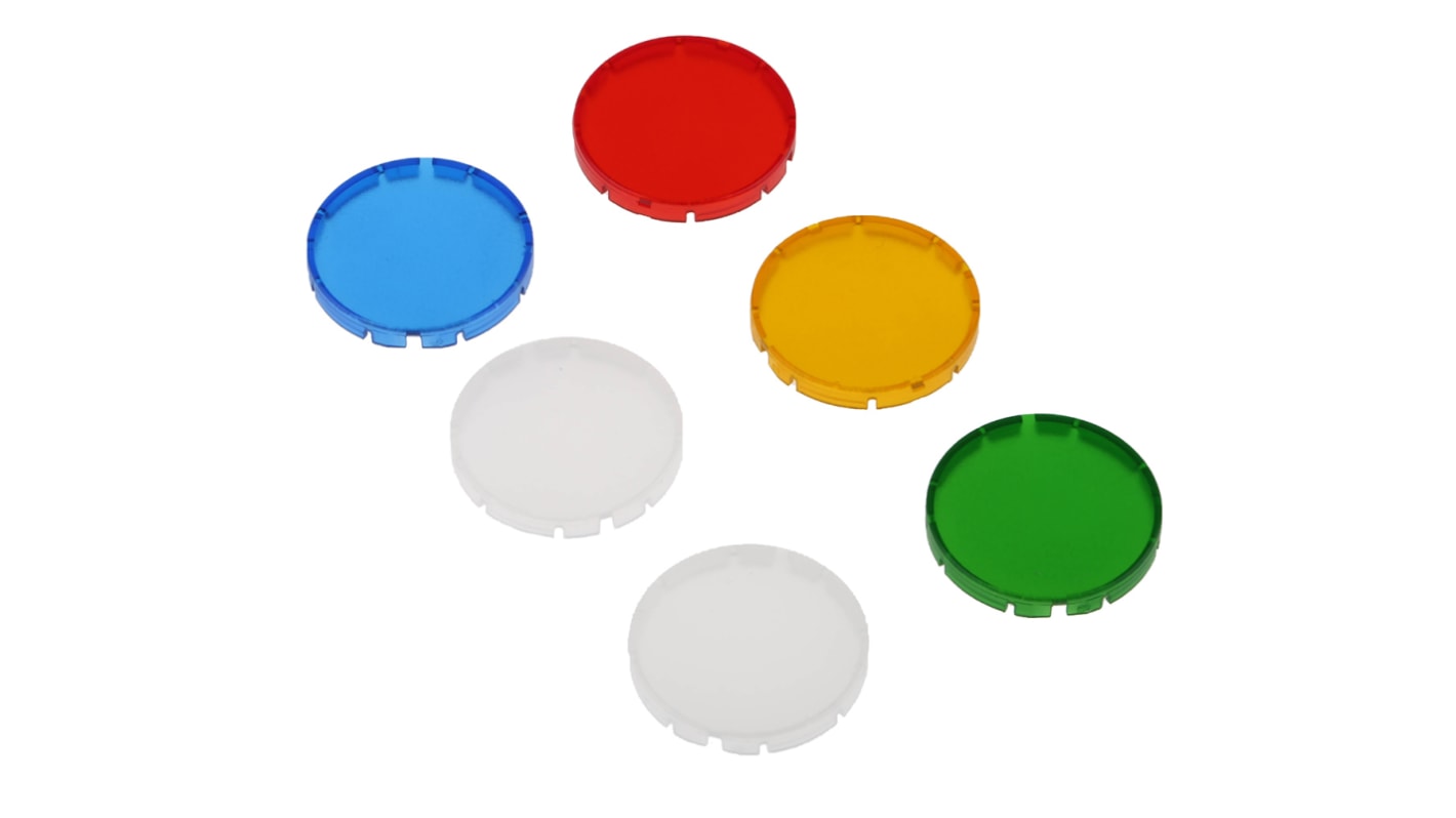 Coperchio pulsante Pilz 570875 per dispositivi di protezione optoelettronici, conforme a EN 61496-1 e IEC 61496-2.