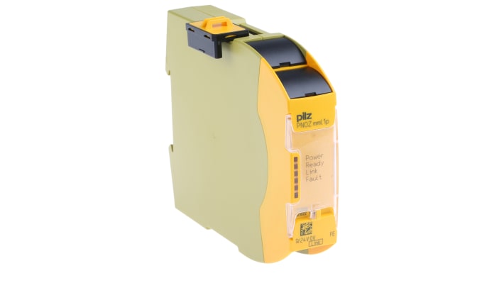 Controller di sicurezza Pilz 772020 PNOZ mml1p, 64 I/O, 32 ingressi/uscite, dimensioni 100 x 22,5 x 120 mm, grado di protezione IP20/IP54.