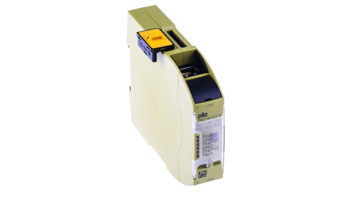 Controller di sicurezza Pilz 772030 PNOZ mmc1p, 1 I/O, Ethernet, dimensioni 100 x 22,5 x 120 mm, grado di protezione IP20/IP54.