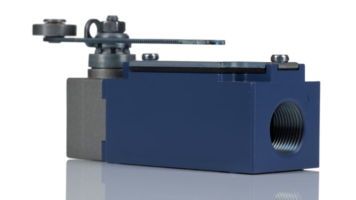 Interruttore di fine corsa a leva a rullo Telemecanique Sensors XCKJ10543, 1NC/1NA, IP66, dimensioni 40mm x 60mm x 177mm.