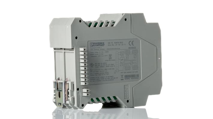 Modulo di espansione HART Phoenix Contact 2702235, montaggio su guida DIN, dimensioni 99 x 45 x 114,5 mm, alimentazione 19,2-30 V.