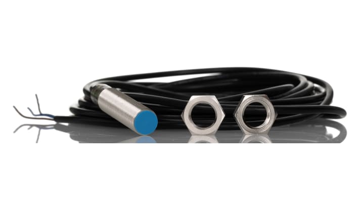 Sensore di prossimità cilindrico PNP Sick IME12-04BPSZW5S, induttivo, M12, 4 mm, IP67, cavo 5 m, -25/+75 °C.