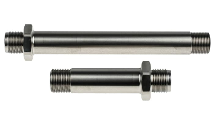 Set di tubi Sick BEF-EL-G34D20-FTMG per ottimizzazione flusso, lunghezza 217 mm, compatibile con sistemi di montaggio Erwin.