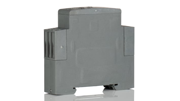 Relè temporizzato ABB 1SVR508150R0000, SPDT, montaggio su guida DIN, 110-130 V CA, 4 A, 0,1-10 s, dimensioni 22,5 mm x 78,5 mm.