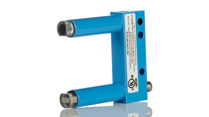 Sick WFM30-40N311, sensore fotoelettrico NPN a forcella, rilevamento 30 mm, custodia metallica, IP67, connettore M8.